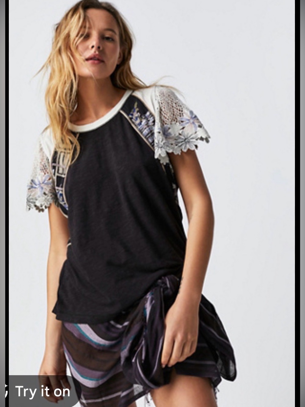 Free People As If tee size small